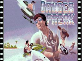Title screen of Danger Freak on the Commodore Amiga.