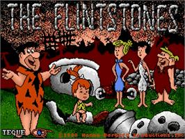 Title screen of Flintstones on the Commodore Amiga.