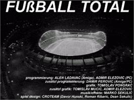 Title screen of Football Glory on the Commodore Amiga.