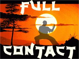 Title screen of Full Contact on the Commodore Amiga.