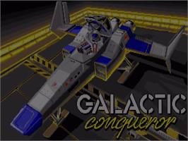 Title screen of Galactic Conqueror on the Commodore Amiga.
