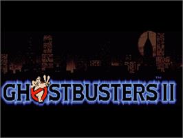 Title screen of Ghostbusters 2 on the Commodore Amiga.