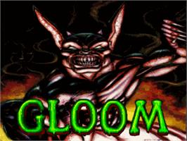 Title screen of Gloom on the Commodore Amiga.