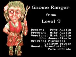 Title screen of Gnome Ranger on the Commodore Amiga.