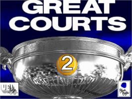 Title screen of Great Courts 2 on the Commodore Amiga.