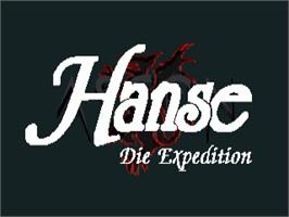 Title screen of Hanse: Die Expedition on the Commodore Amiga.
