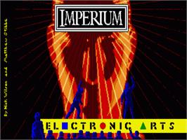 Title screen of Imperium on the Commodore Amiga.