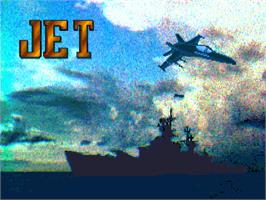 Title screen of Jet on the Commodore Amiga.