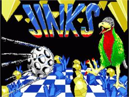 Title screen of Jinks on the Commodore Amiga.