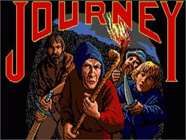 Title screen of Journey: The Quest Begins on the Commodore Amiga.