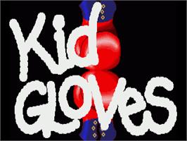 Title screen of Kid Gloves on the Commodore Amiga.
