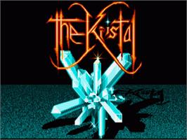 Title screen of Kristal on the Commodore Amiga.