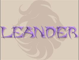 Title screen of Leander on the Commodore Amiga.