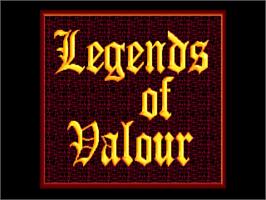 Title screen of Legends of Valour on the Commodore Amiga.