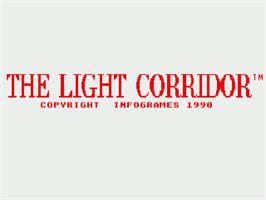 Title screen of Light Corridor on the Commodore Amiga.