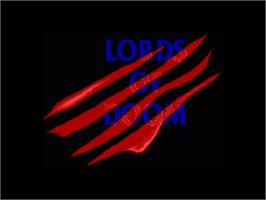 Title screen of Lords of Doom on the Commodore Amiga.