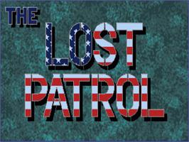Title screen of Lost Patrol on the Commodore Amiga.