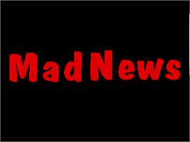 Title screen of Mad News on the Commodore Amiga.