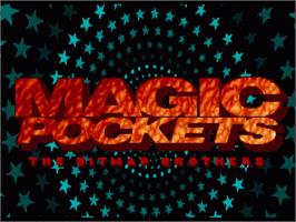 Title screen of Magic Pockets on the Commodore Amiga.