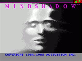 Title screen of Mindshadow on the Commodore Amiga.