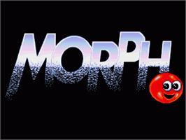 Title screen of Morph on the Commodore Amiga.