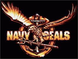Title screen of Navy Seals on the Commodore Amiga.