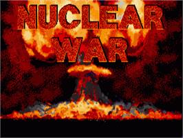Title screen of Nuclear War on the Commodore Amiga.
