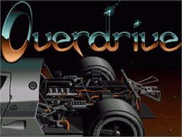 Title screen of Overdrive on the Commodore Amiga.