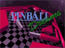 Title screen of Pinball Dreams on the Commodore Amiga.
