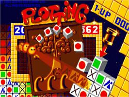 Title screen of Plotting on the Commodore Amiga.