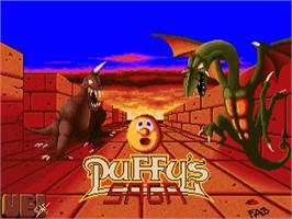 Title screen of Puffy's Saga on the Commodore Amiga.
