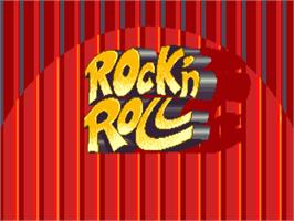 Title screen of Rock 'n Roll on the Commodore Amiga.