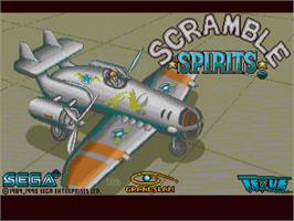 Title screen of Scramble Spirits on the Commodore Amiga.