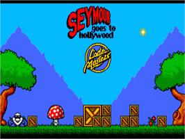 Title screen of Seymour Goes to Hollywood on the Commodore Amiga.