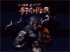 Title screen of Shadow Fighter on the Commodore Amiga.