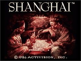 Title screen of Shanghai on the Commodore Amiga.