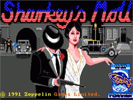 Title screen of Sharkey's Moll on the Commodore Amiga.