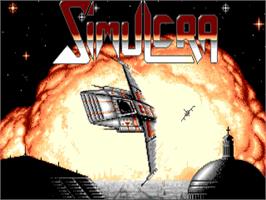 Title screen of Simulcra on the Commodore Amiga.