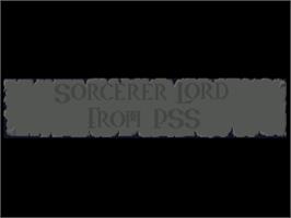Title screen of Sorcerer Lord on the Commodore Amiga.