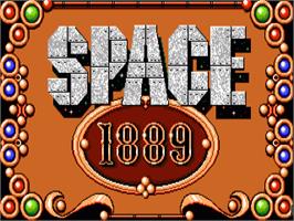 Title screen of Space 1889 on the Commodore Amiga.