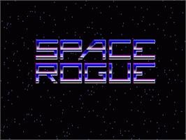 Title screen of Space Rogue on the Commodore Amiga.