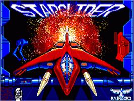 Title screen of Starglider on the Commodore Amiga.