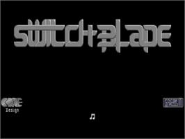 Title screen of Switchblade on the Commodore Amiga.
