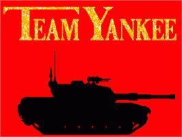 Title screen of Team Yankee on the Commodore Amiga.
