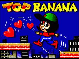 Title screen of Top Banana on the Commodore Amiga.