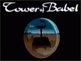 Title screen of Tower of Babel on the Commodore Amiga.