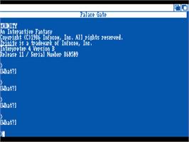 Title screen of Trinity on the Commodore Amiga.