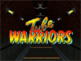 Title screen of Tube Warriors on the Commodore Amiga.