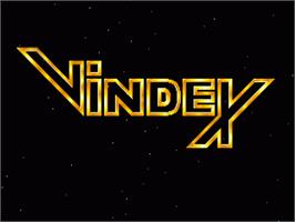 Title screen of Vindex on the Commodore Amiga.