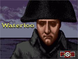 Title screen of Waterloo on the Commodore Amiga.